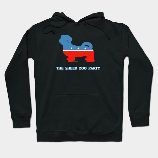 The Sheed Zoo Party aka the Shih Tzu Party Hoodie by FanboyMuseum